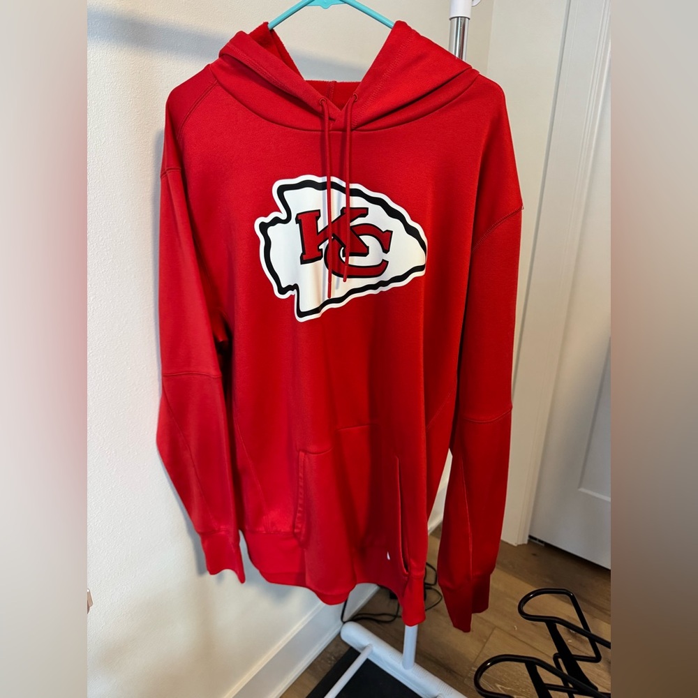 Men's Kansas City Chiefs Nike Red Primetime Club Logo Hoodie size XL